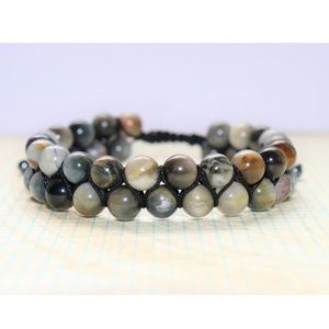❌SOLD❌ Shamballa Bracelet Eagle's Eye Gemstones
